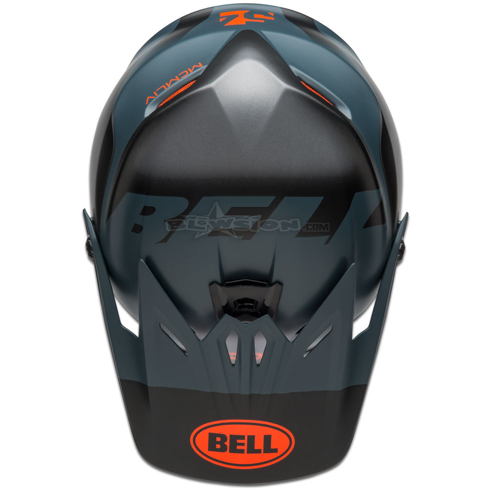 Bell Full-9 Fusion Helmet - Matte Black / Slate / Orange