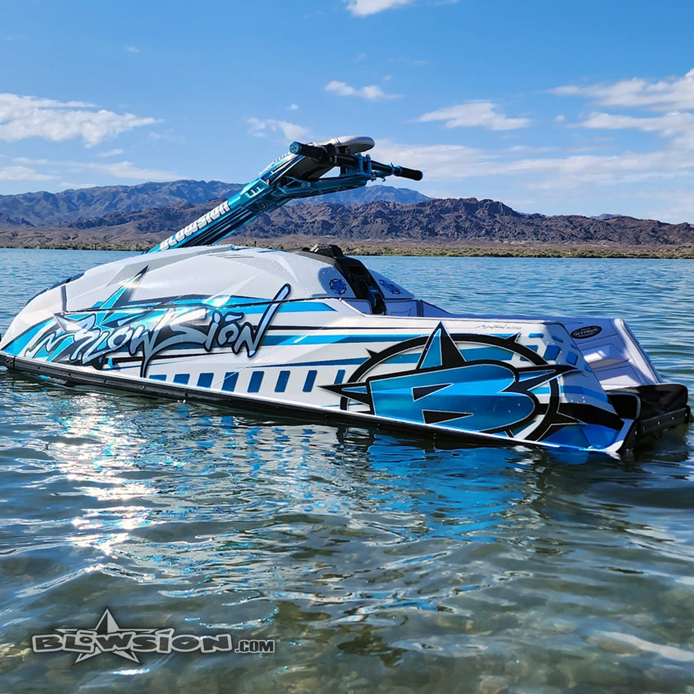 Blowsion 2023 Yamaha Superjet TR1 1050cc Teal/White for Sale