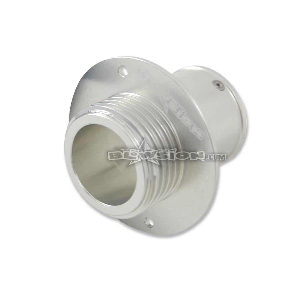 Blowsion Billet Fuel Filler Neck - Kawasaki - Anodized Clear