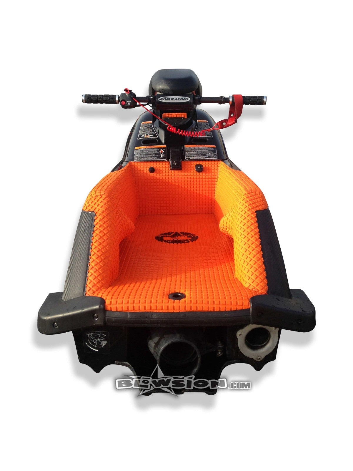 96+ Superjet with Diggers - Color: Orange Waffle/Black Logo