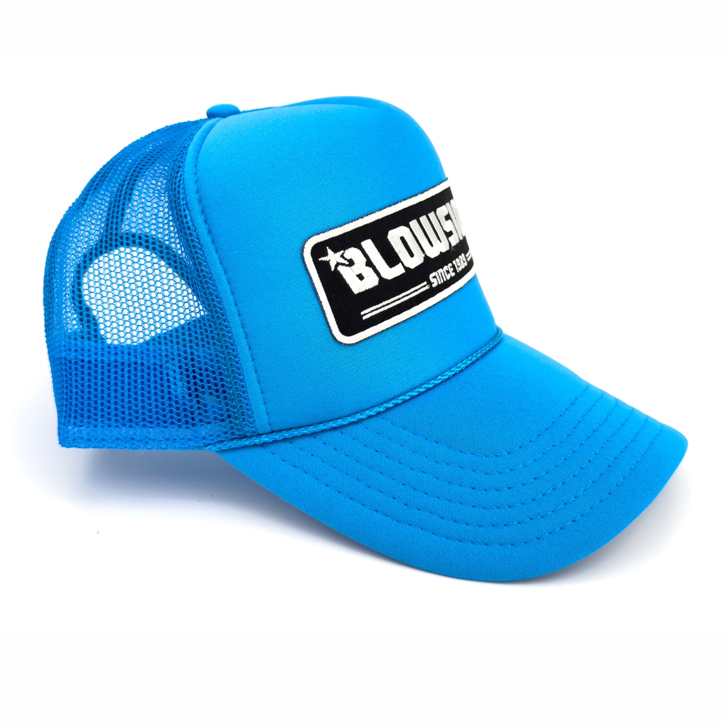 Blowsion Snapback Since89 Hat - Neon Blue Foam