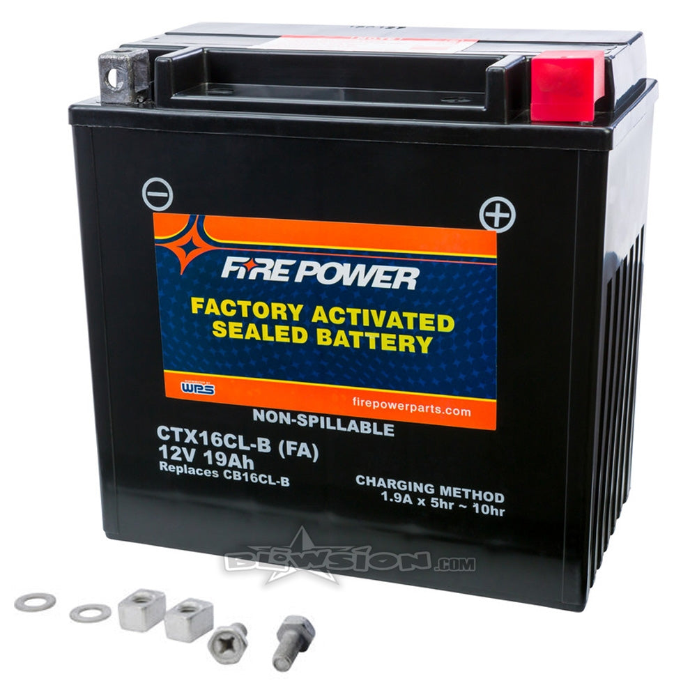 Fire Power Factory Activated Sealed Battery CT16CL-B-BS(FA)