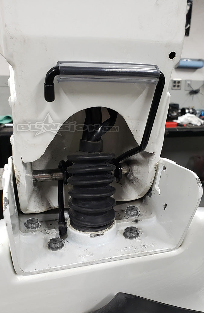 Handle Pole Spring - Kawasaki JS400/440/550 (Installed)