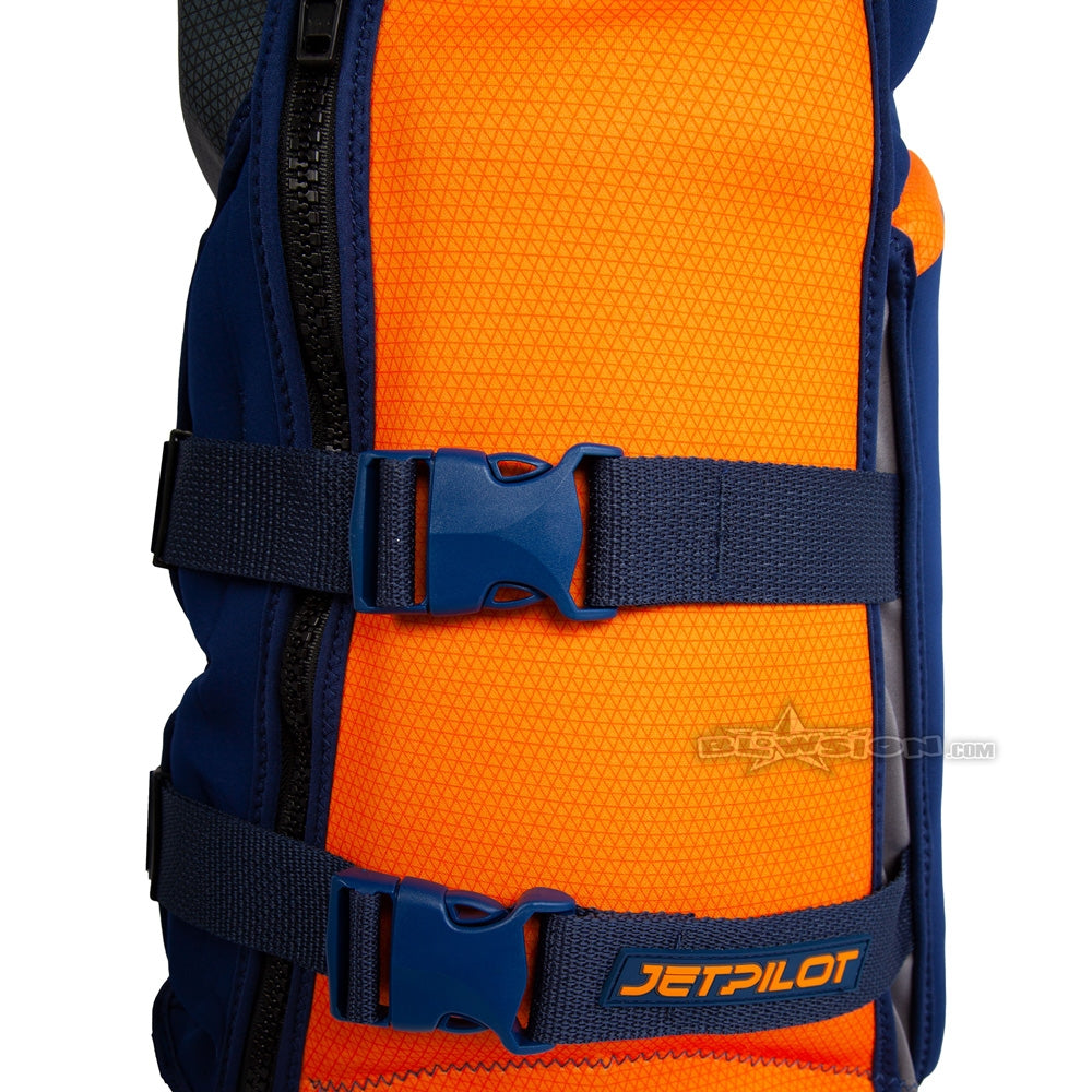 Jet Pilot F-86 Sabre Neoprene Vest Navy/Orange - JP23221