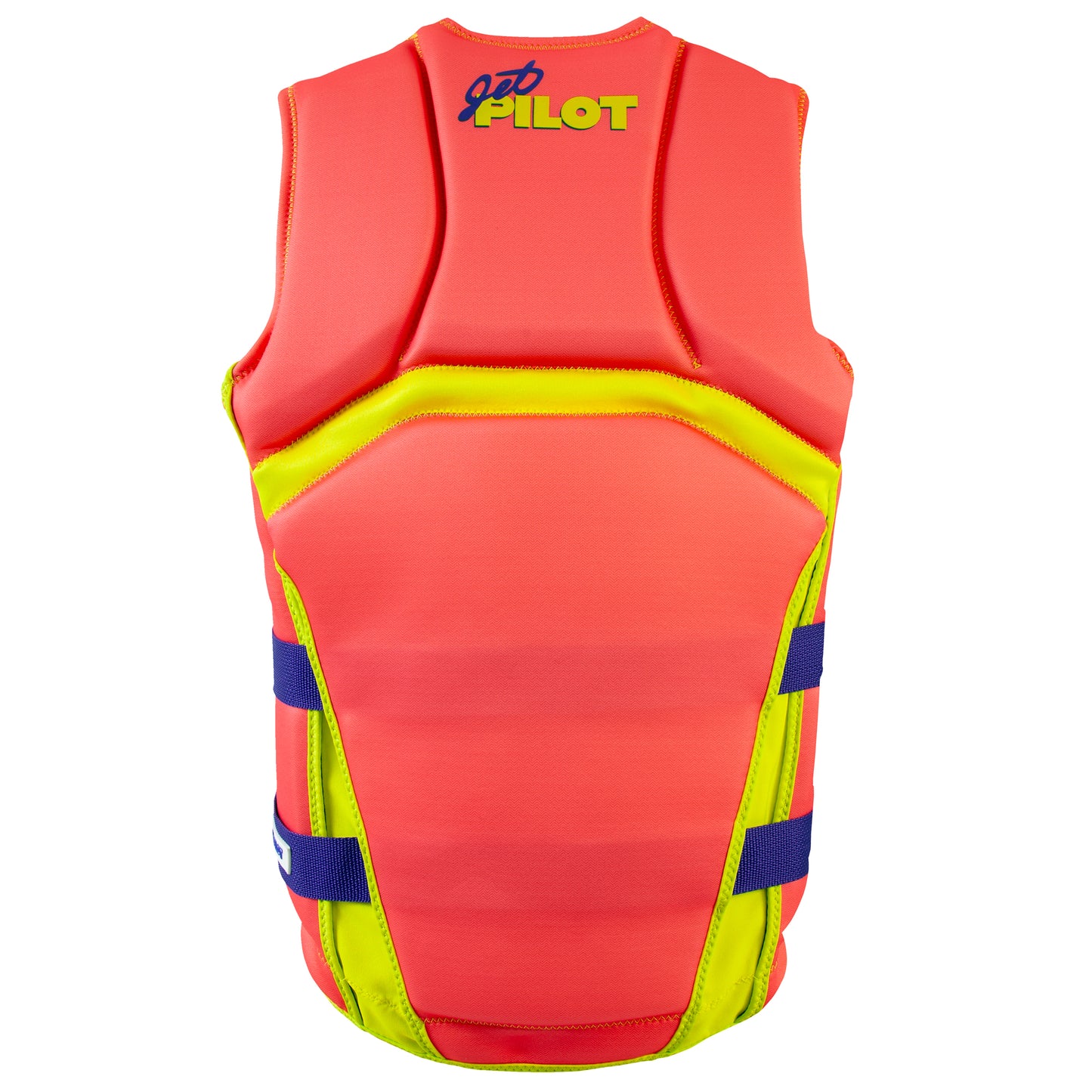 Jet Pilot Vintage Neoprene Vest - Yellow/Pink | JP25217