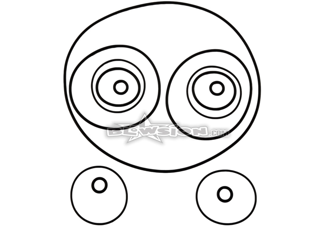 KI / JSU Billet Head O-Ring Kit - Kawasaki