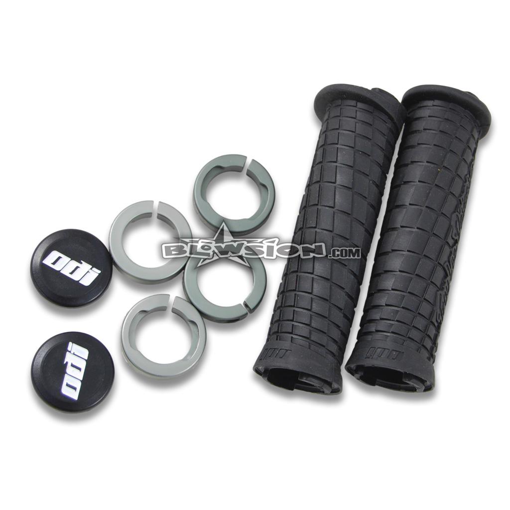 ODI TLD Grip Set - Black/Grey - PN# 03-05-324