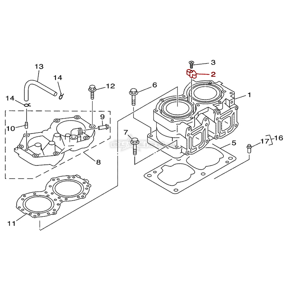 OEM Yamaha Cylinder Anode