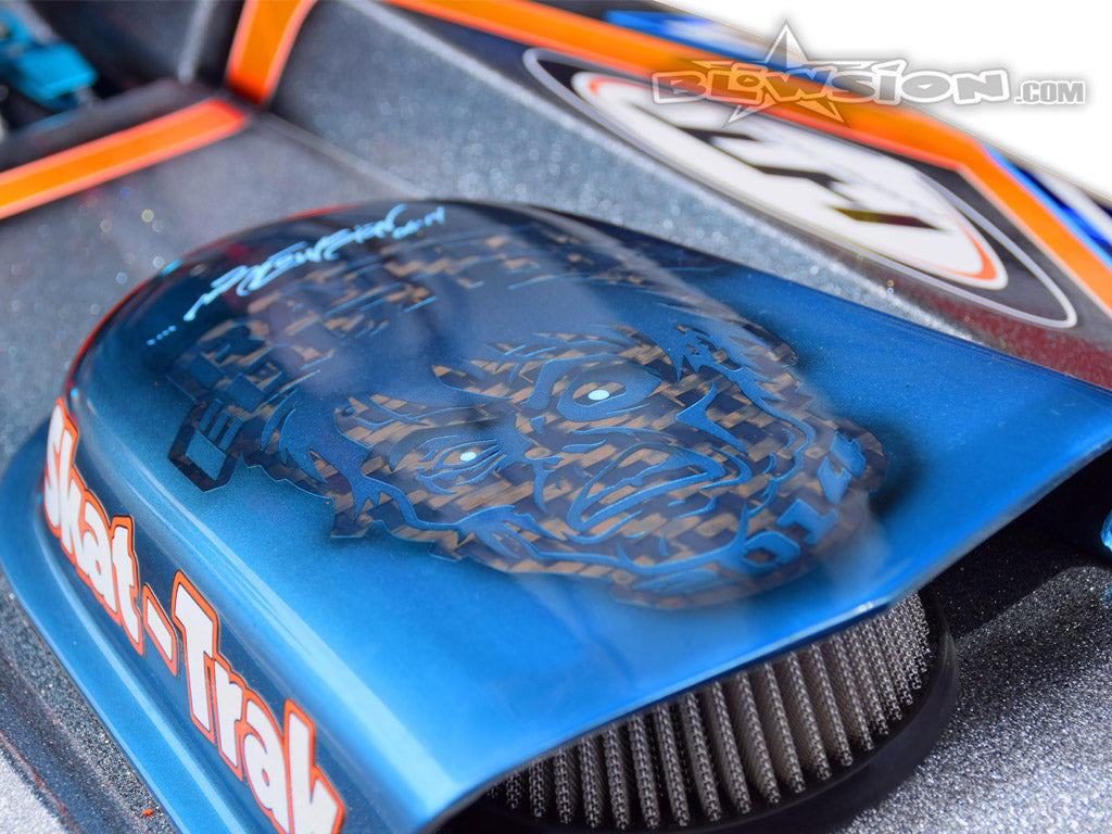 RRP Ninja Carbon Hood Air Scoop - Installed