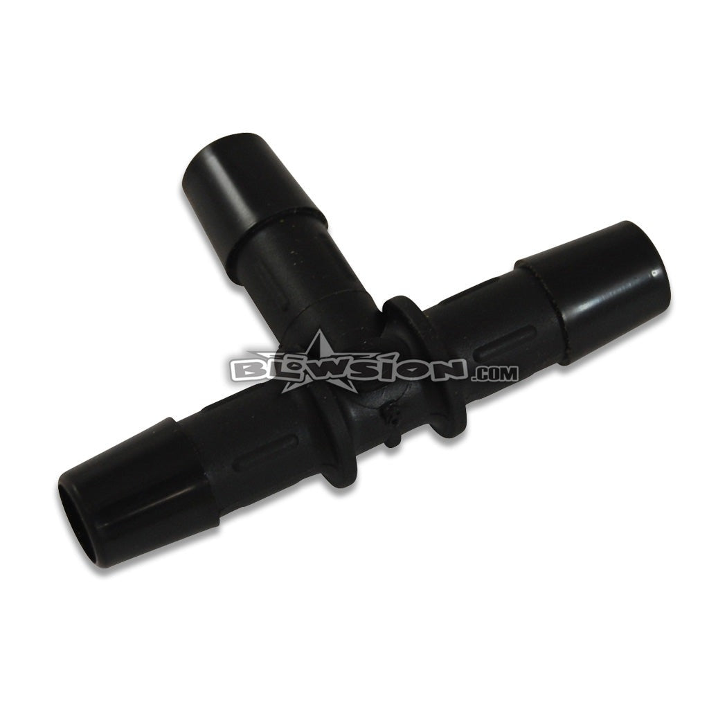 T Fitting 3/8" Barbed - Black