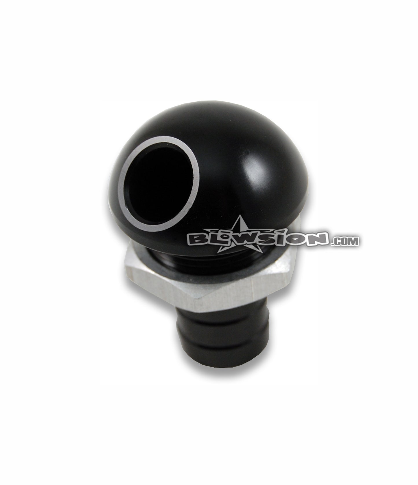 Bilge Fitting 45-Degree - Anodized Black