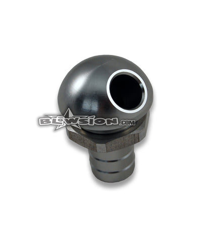 Bilge Fitting 45-Degree - Anodized Clear