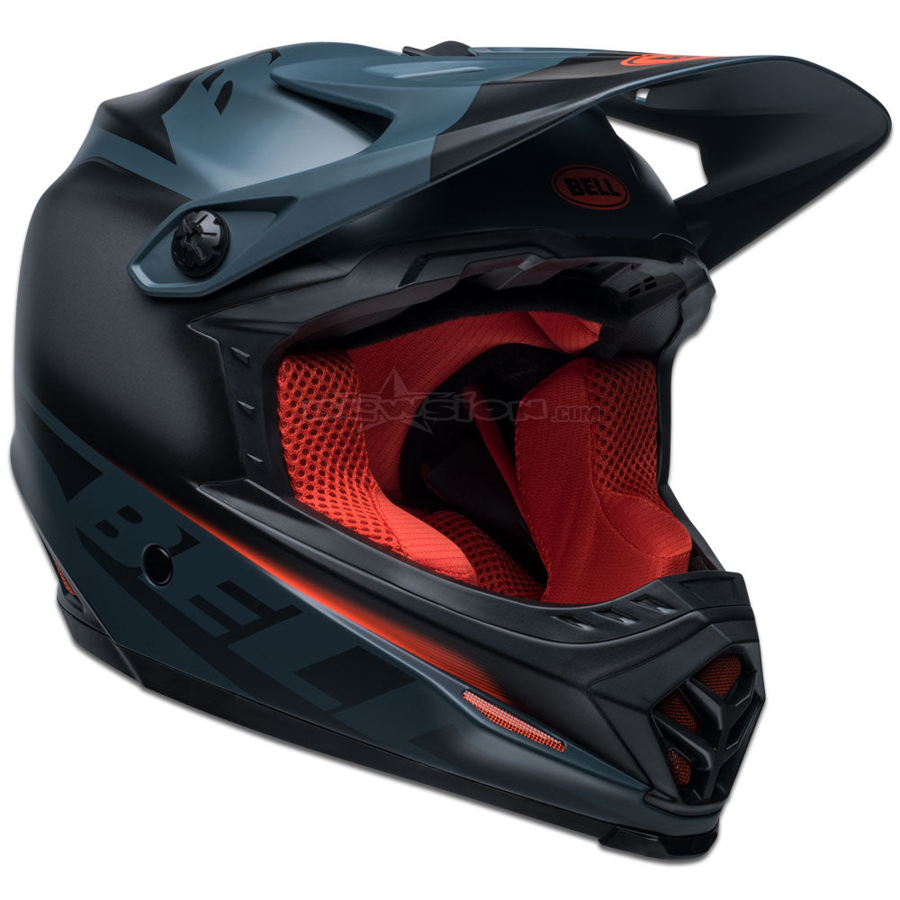 Bell Full-9 Fusion Helmet Matte Black Slate Orange – Blowsion