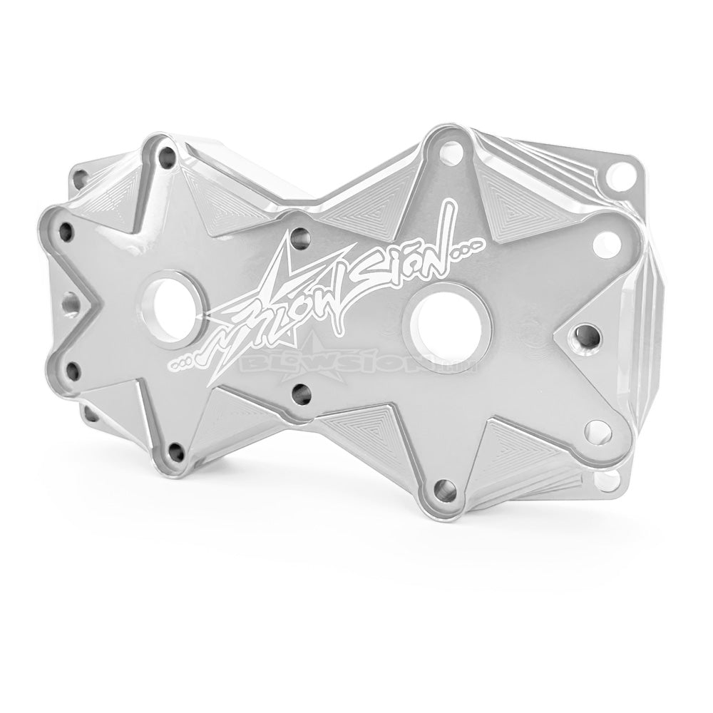 Blowsion 1-Piece Cylinder Head - Yamaha - Anodized Clear