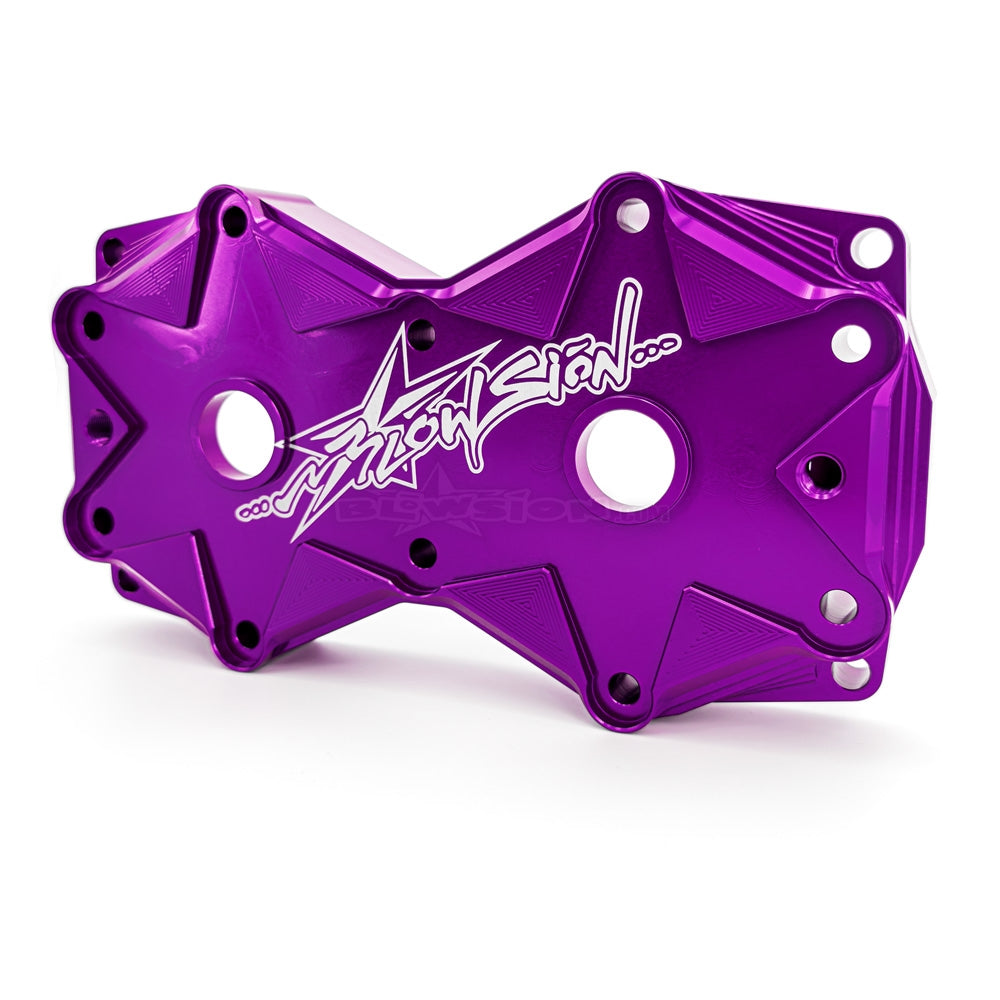 Blowsion 1-Piece Cylinder Head - Yamaha - Anodized Purple
