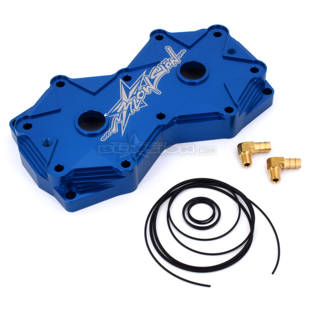 Blowsion Cylinder Head - 1 Piece - Anodized Blue