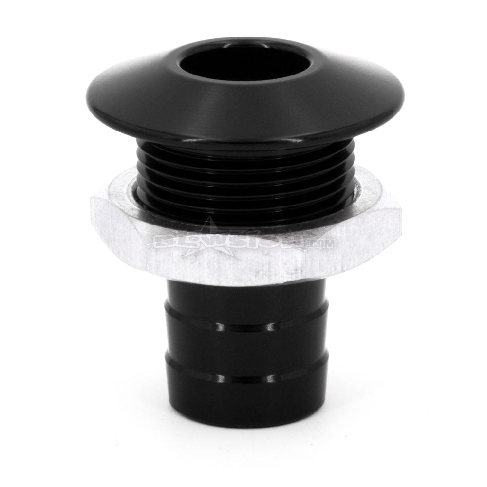 Bilge Fitting Straight - Anodized Black