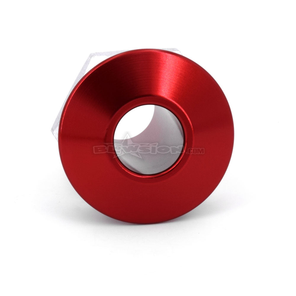 Bilge Fitting Straight - Anodized Red