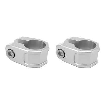 Blowsion Billet Crossbar Clamps | Clear