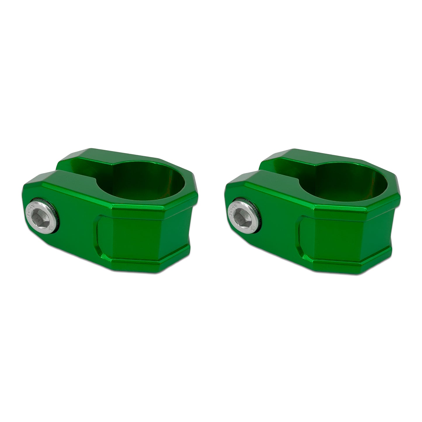 Blowsion Billet Crossbar Clamps | Green