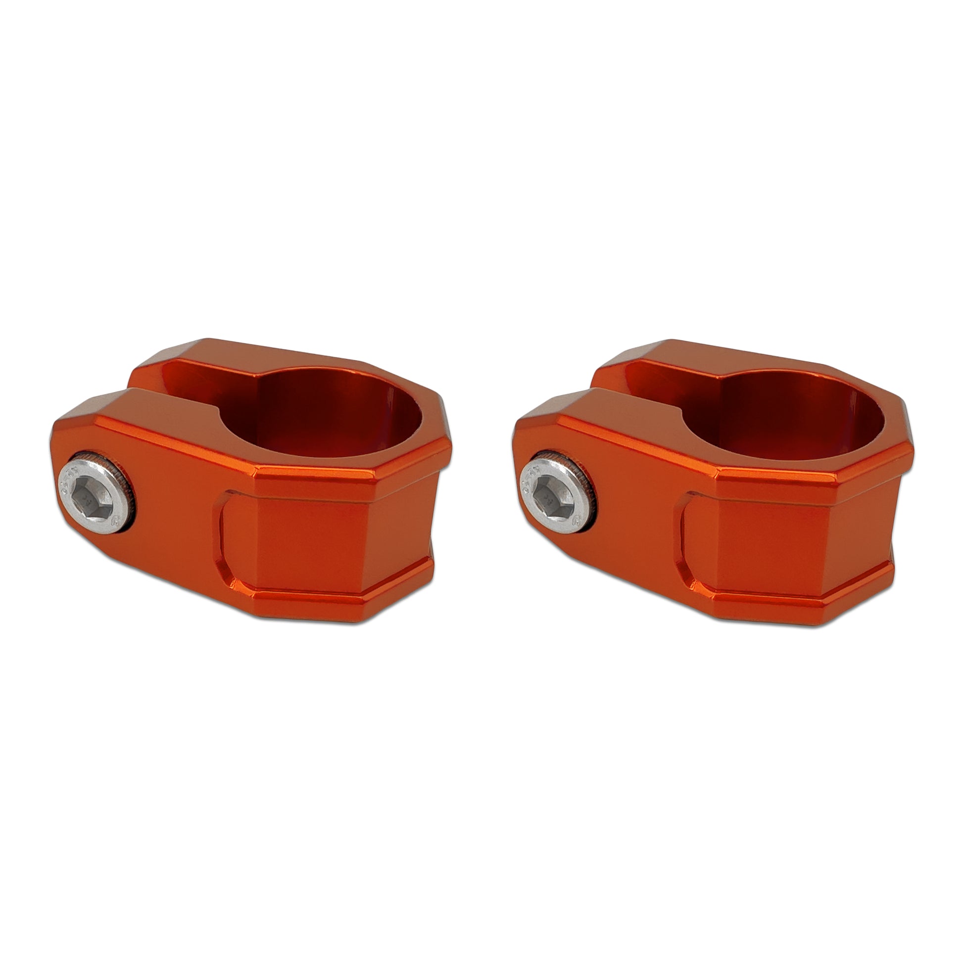 Blowsion Billet Crossbar Clamps | Orange