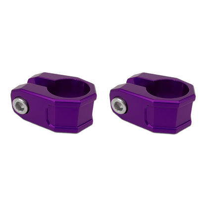 Blowsion Billet Crossbar Clamps | Purple