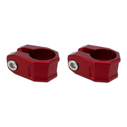 Blowsion Billet Crossbar Clamps | Red