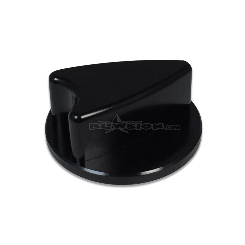 Kawasaki Billet Dash Knob - Anodized Black