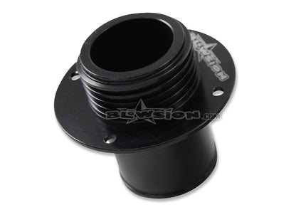 Blowsion Billet Fuel Filler Neck - Kawasaki - Anodized Black