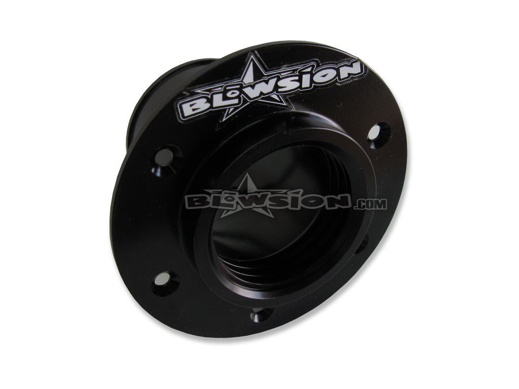 Blowsion Billet Fuel Filler Neck - Yamaha - Anodized Black