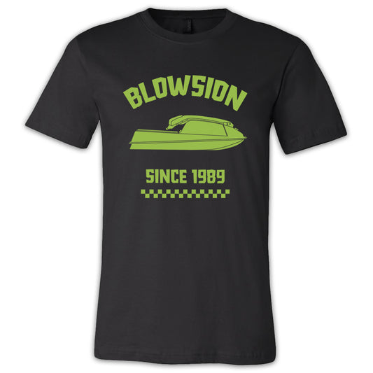 Blowsion Clayton Vintage T-Shirt Black (Front)