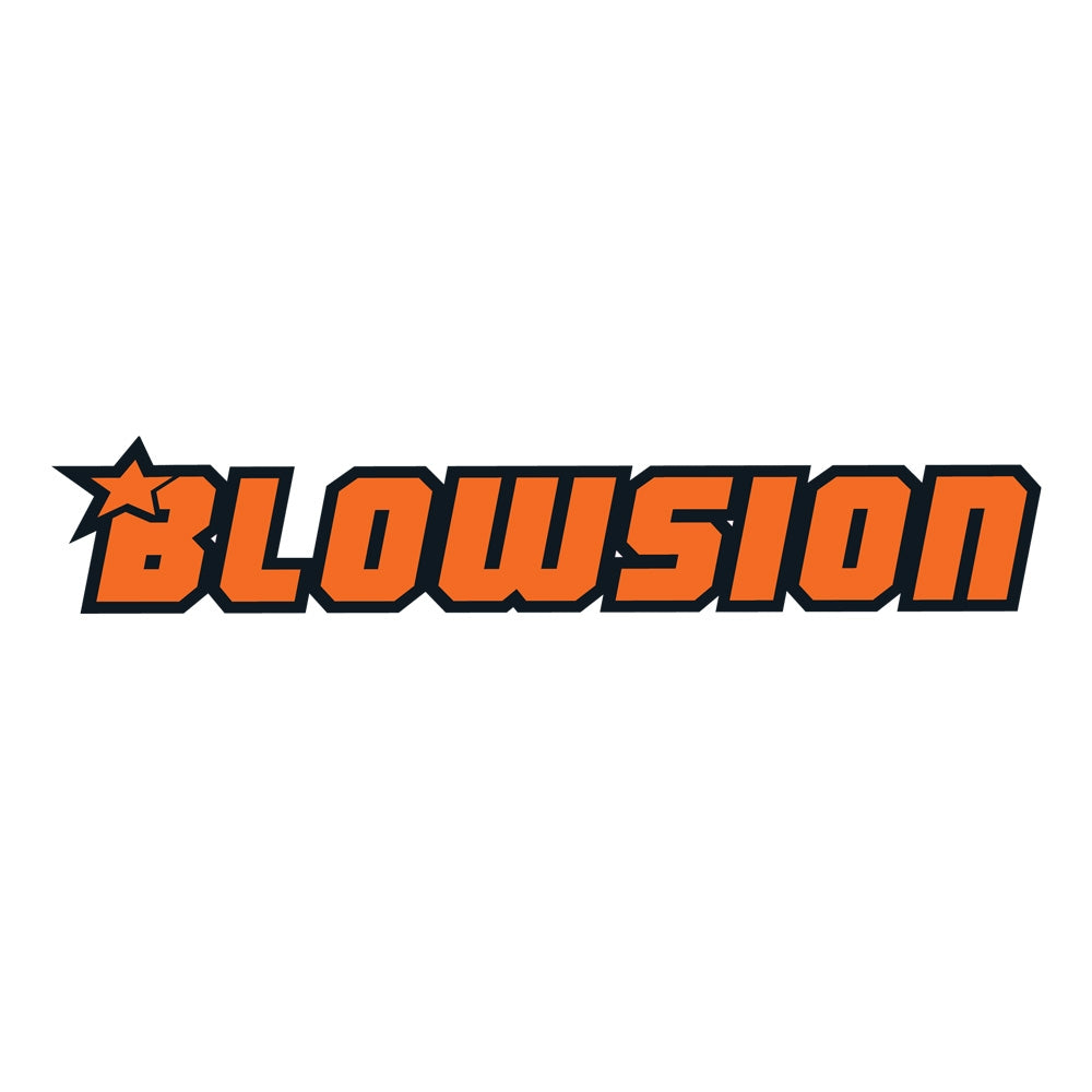 Blowsion Corporate Sticker 4.5 - Black/Orange