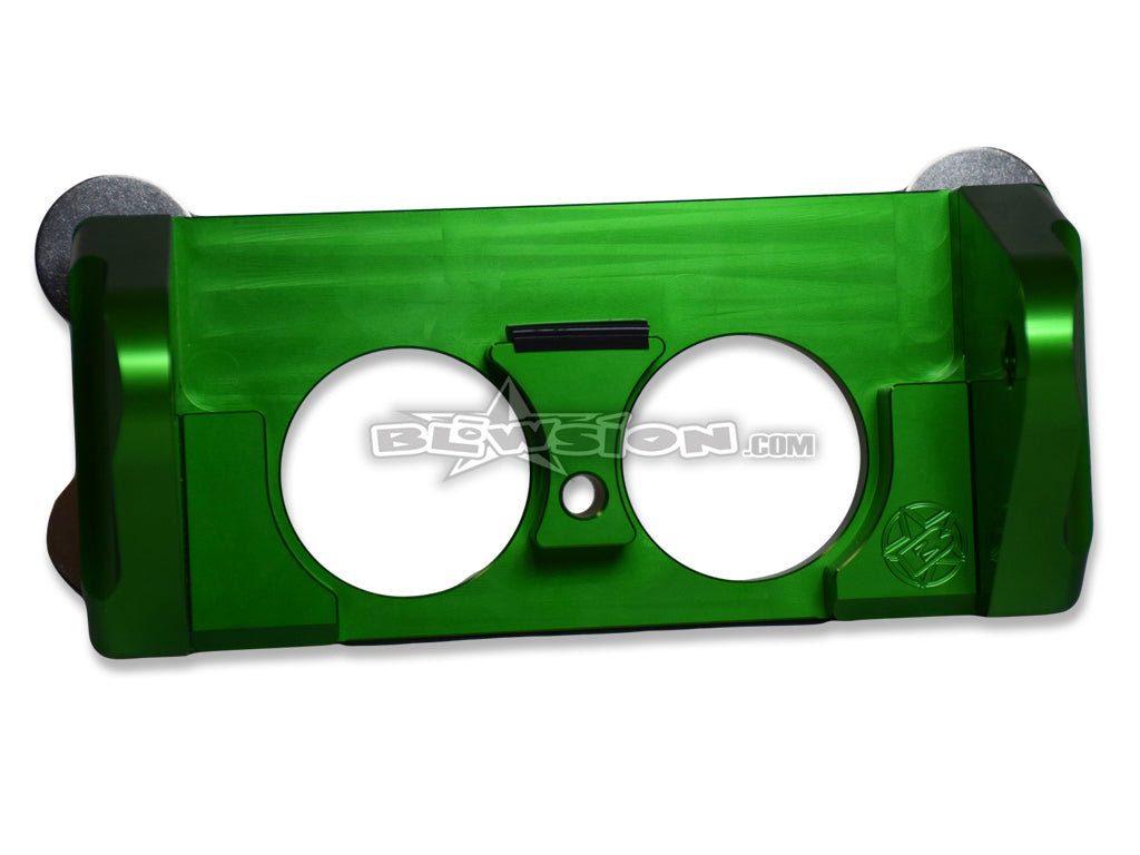 Blowsion Pole Bracket - Dual Hole - Anodized Green