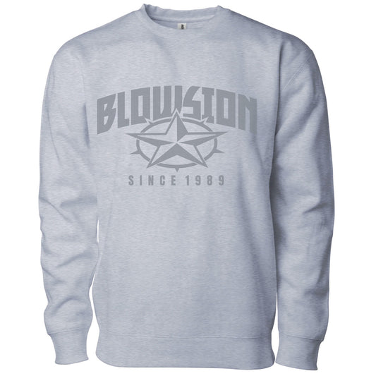 Blowsion Kingman Crew SS Heather Gray