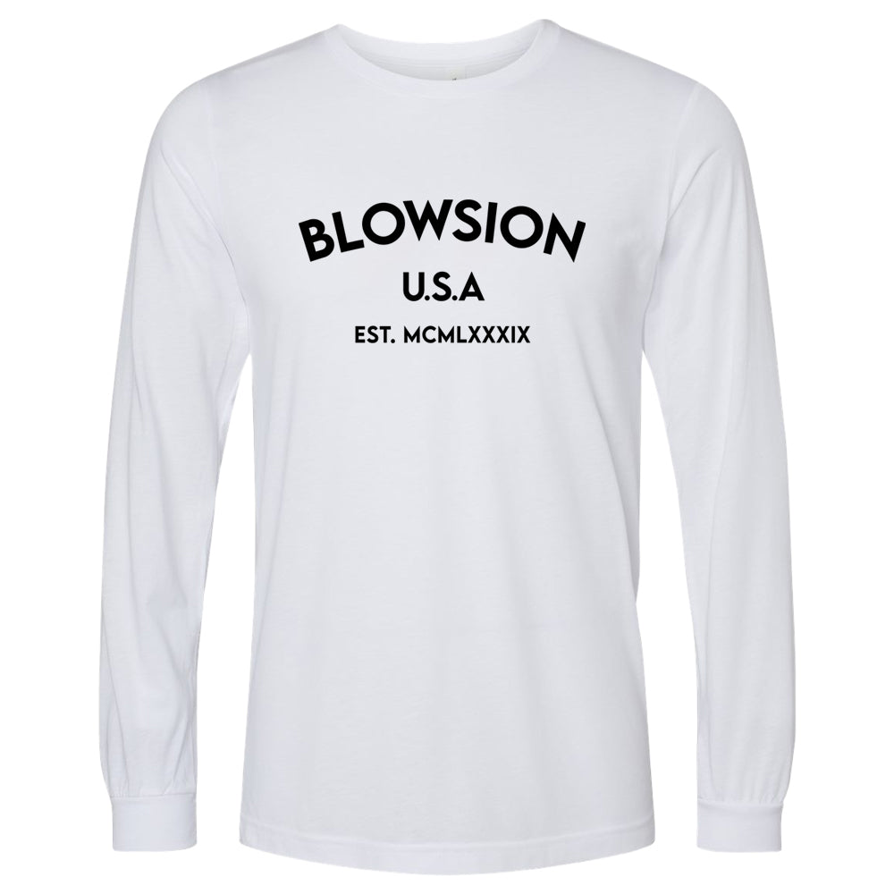 Blowsion Legacy T-Shirt Long Sleeve White