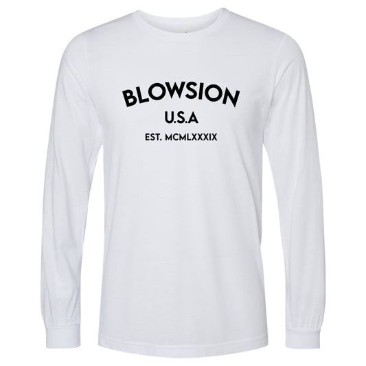 Blowsion Legacy T-Shirt Long Sleeve White