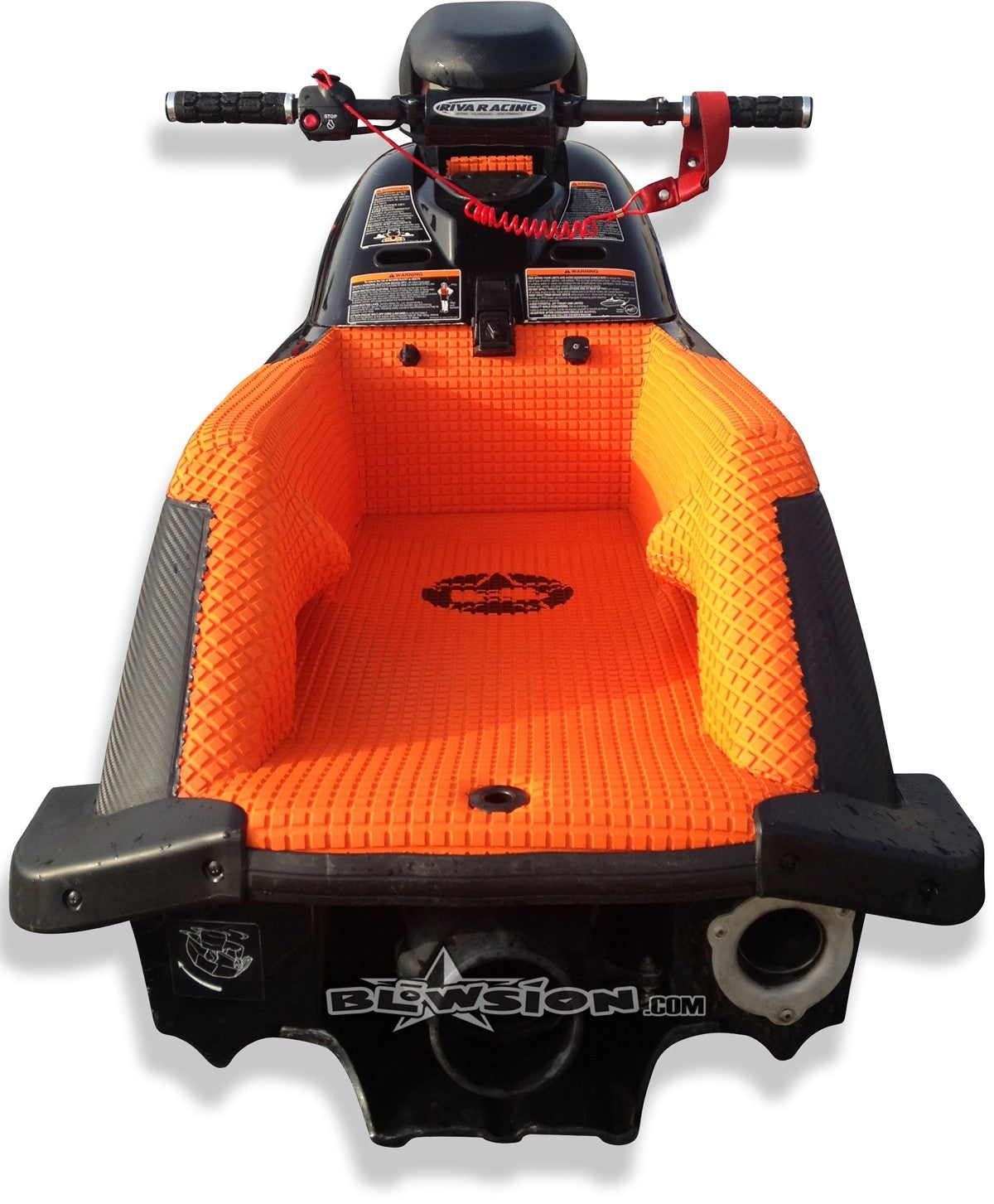 96+ Superjet with Diggers - Color: Orange Waffle/Black Logo