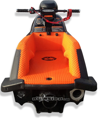 96+ Superjet with Diggers - Color: Orange Waffle/Black Logo