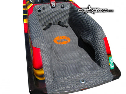 96+ Superjet with Diggers - Color: Grey Diamond Molded/Orange Logo