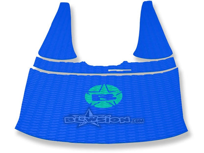 Mat Kit - Yamaha WaveBlaster - Royal Blue Diamond - Light Blue Logo