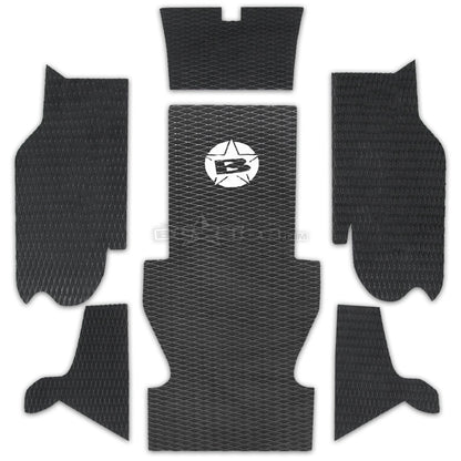 96+ Superjet with Kickers - Color: Black Diamond - White Logo