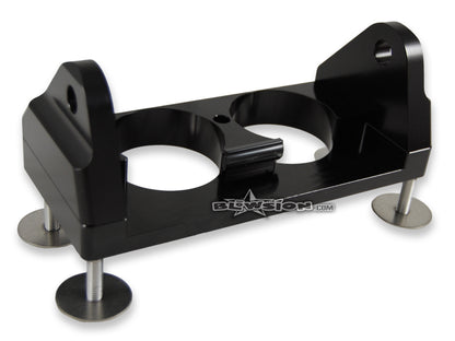 Blowsion Pole Bracket - Dual Hole - Anodized Black