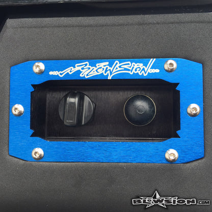 Recessed Dash Mount - Blue (Installed)