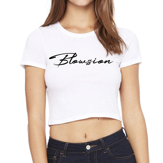 Blowsion Ridenation Crop White