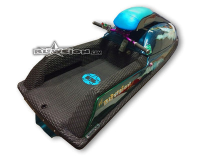 Side Rail Turf Kit - Kawasaki 750- Black Diamond Molded