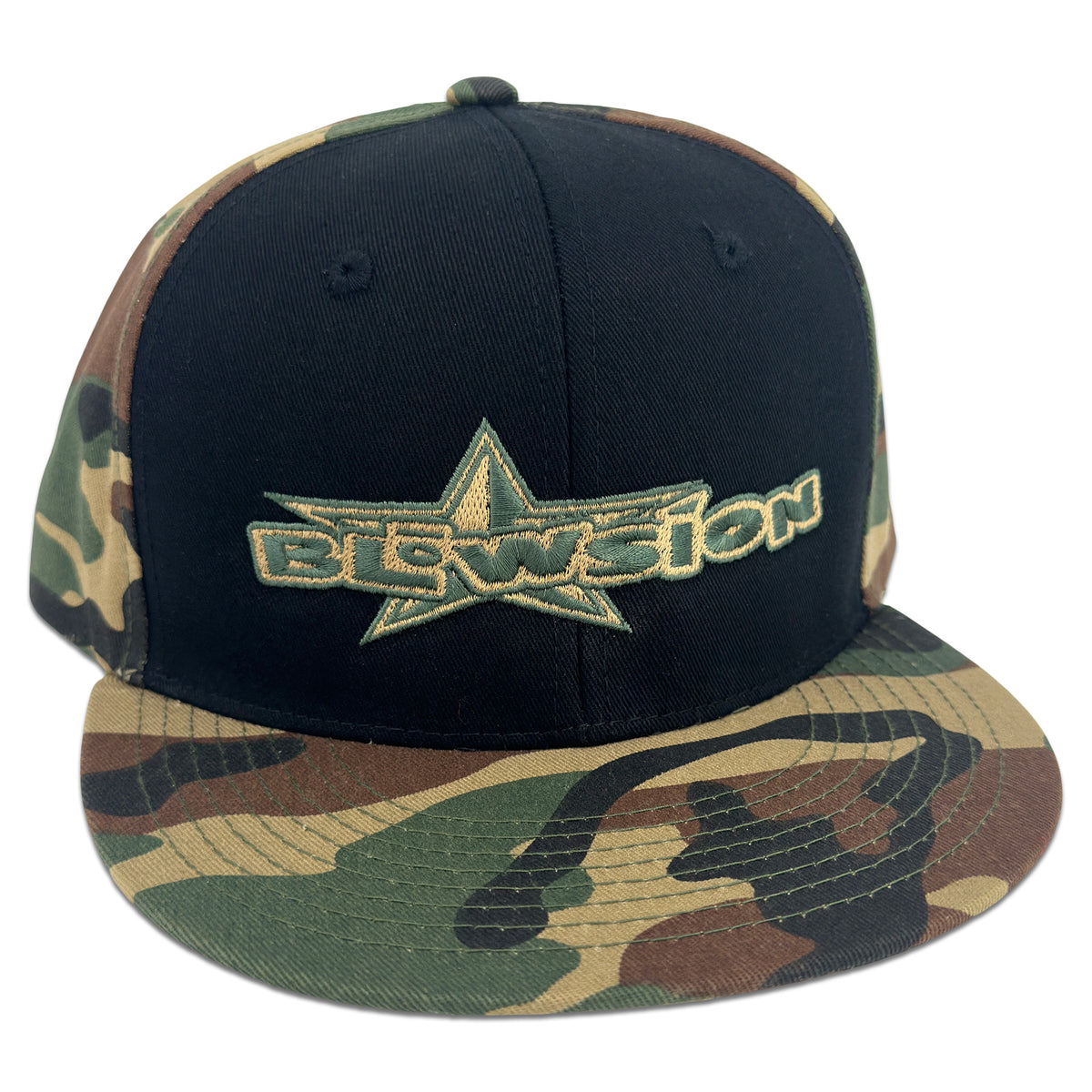Blowsion Snapback B-Star Hat - Camo
