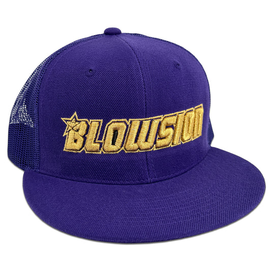 Blowsion Snapback Corporate Hat - Purple