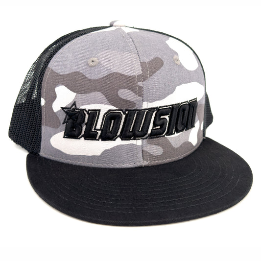 Blowsion Snapback Corporate Hat - Urban Camo/Black