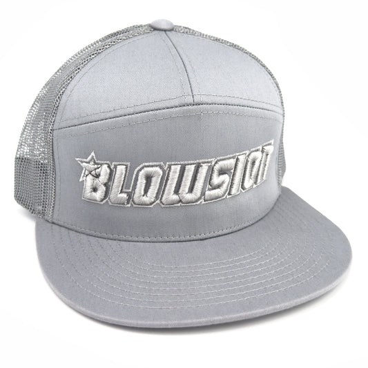 Blowsion Snapback Corporate Hat - Grey/Grey
