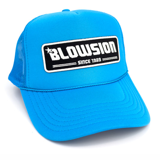 Blowsion Snapback Since89 Hat - Neon Blue Foam
